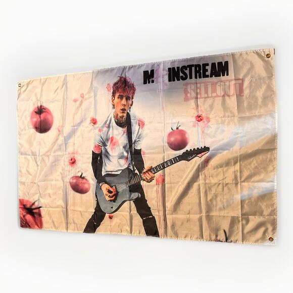 Machine Gun Kelly Mainstream Sellout Banner MGK Flag Wall Decor - Picture 1 of 4